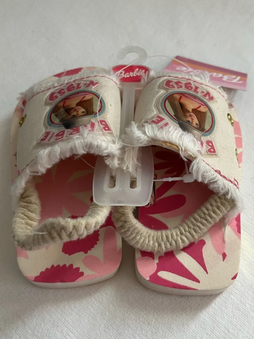 Vintage Barbie Slide Sandals Y2K Deadstock